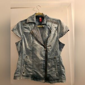Blue Jean Jacket Modern Tailored Design